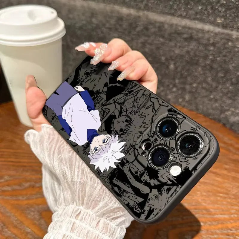 HUNTER×HUNTER Phone Case with Lanyard For IPhone 16 e 15 14 13 12 11 Pro Max X XR XS Plus Mini SE 2020 2022 Anime Mobile Case