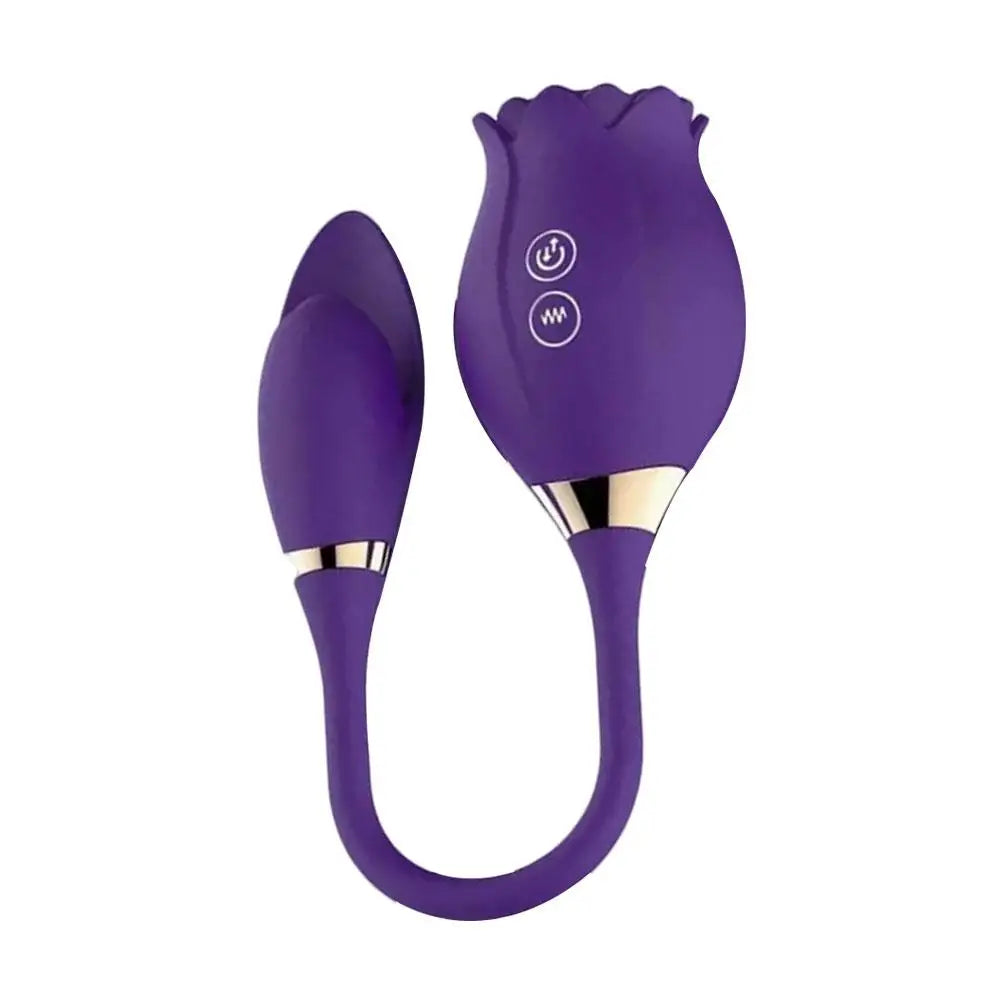 Rose Suction Silicone Vibrator