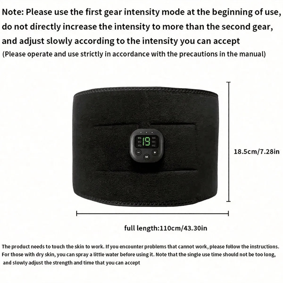 USB-Rechargeable Waist, Arm & Leg Massage Belt