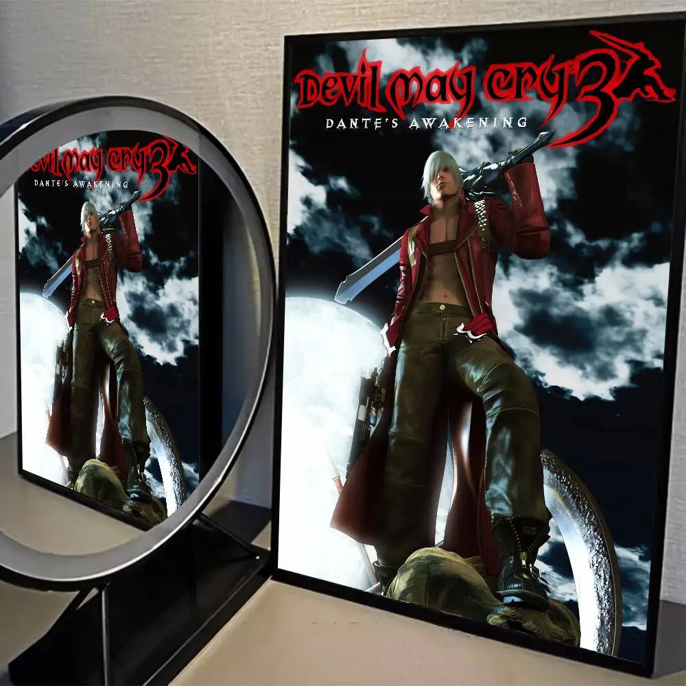 Devil May Cry Vintage Game Art Poster