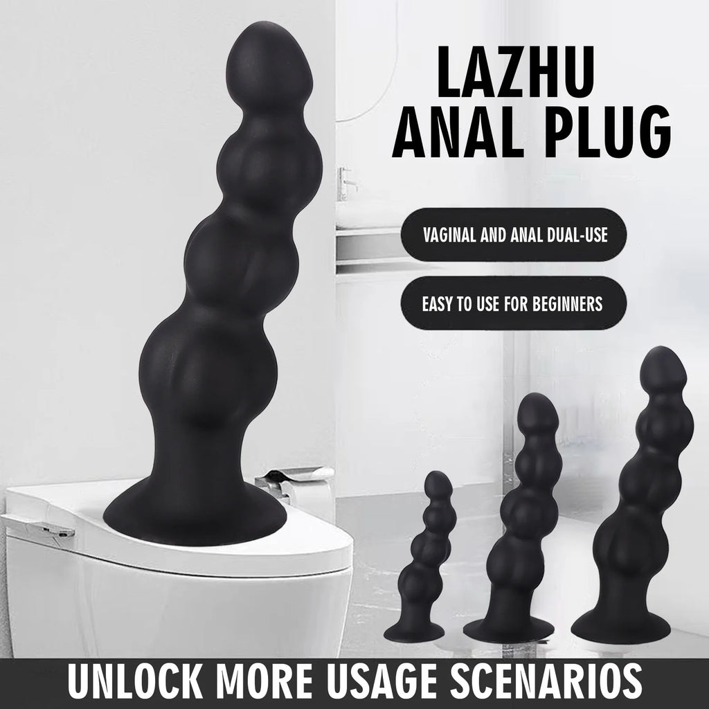 4-Ball Silicone Anal Bead & Plug