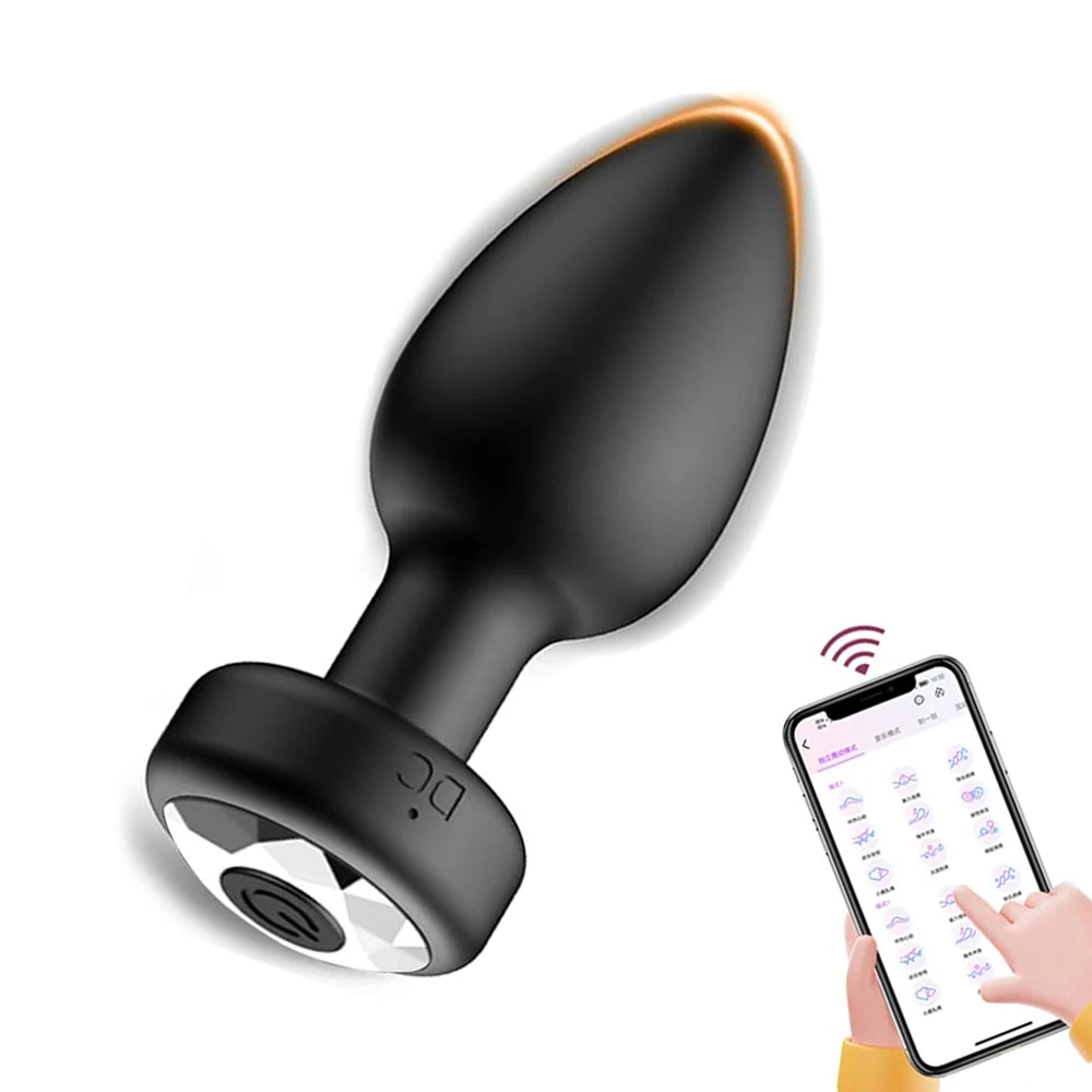 App-Controlled Remote Vibrating Anal Plug