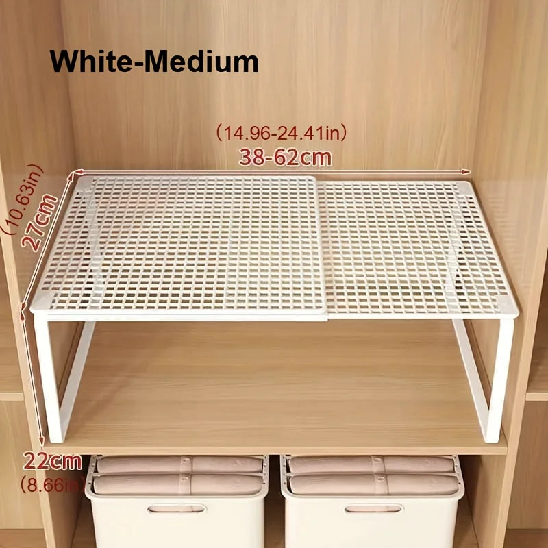 Expandable Stackable Wardrobe Shelf Organizer