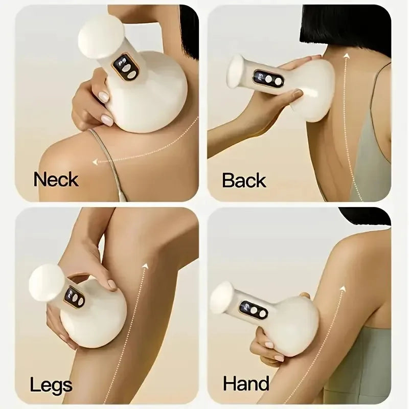 USB-Rechargeable Hot-Compress Cupping Massager