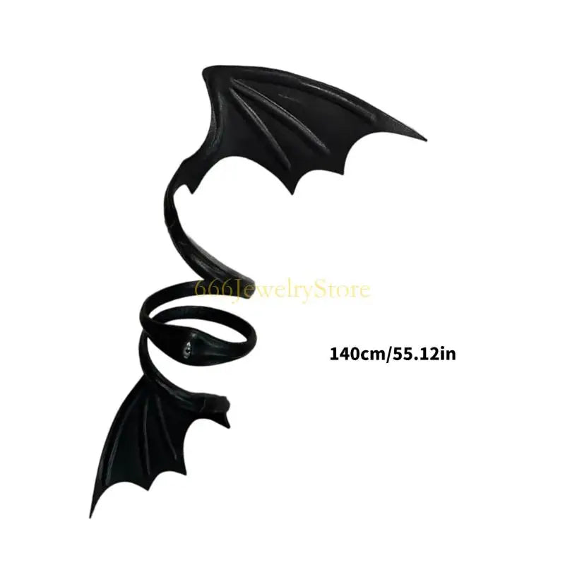 F2TD Chokers Bat Wing Necklace Portable for Halloween Costumes and Themed Parties