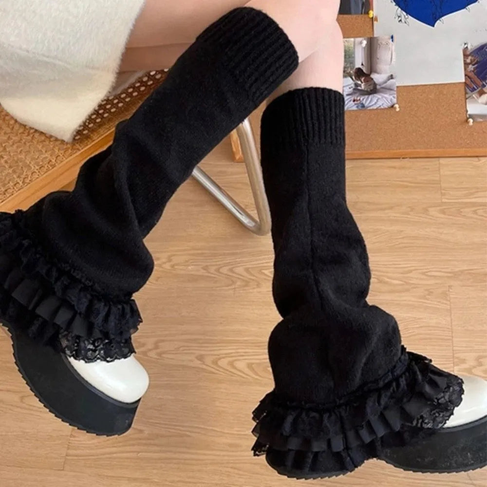 Lace Balletcore Lolita Leg Warmers