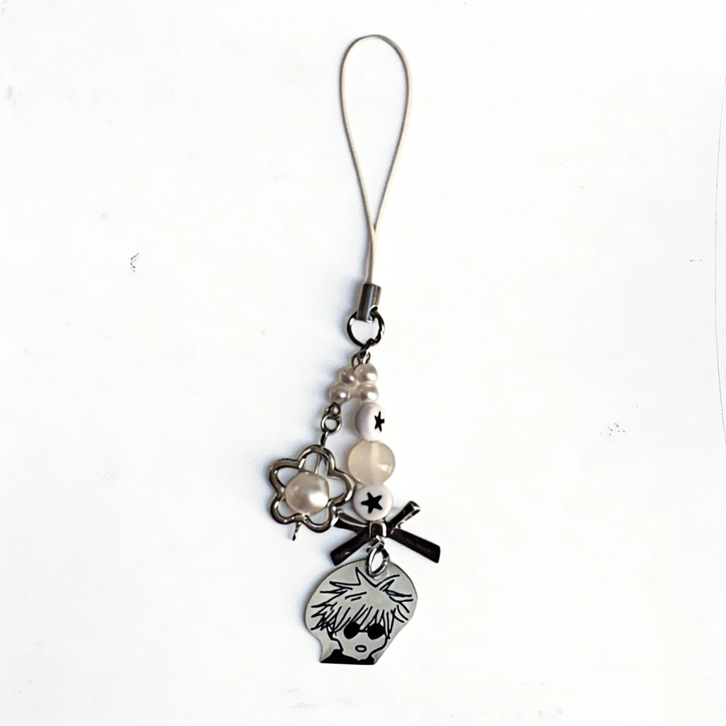 Jujutsu Kaisen Gojo & Geto Beaded Phone Charm
