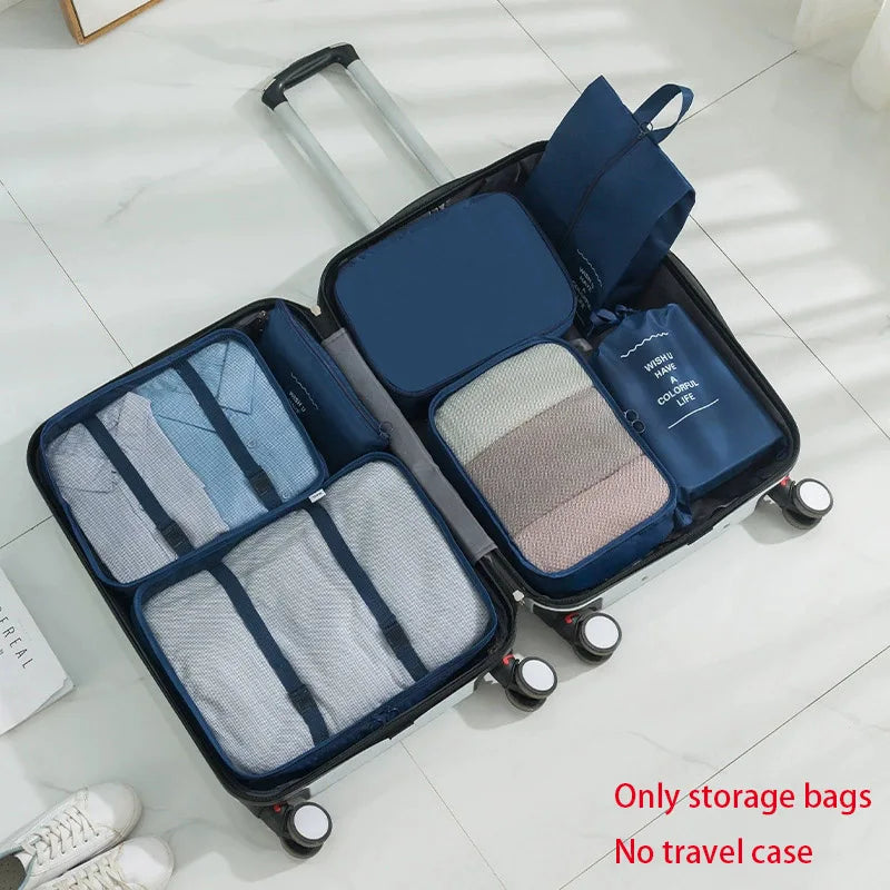 7-Piece Travel Packing Cube Set