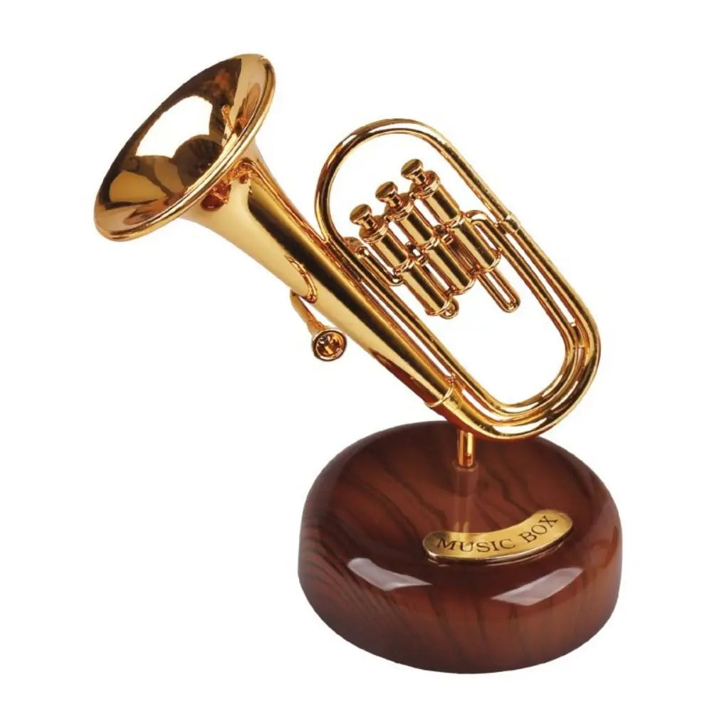 Nordic Phonograph Music Box Figurine