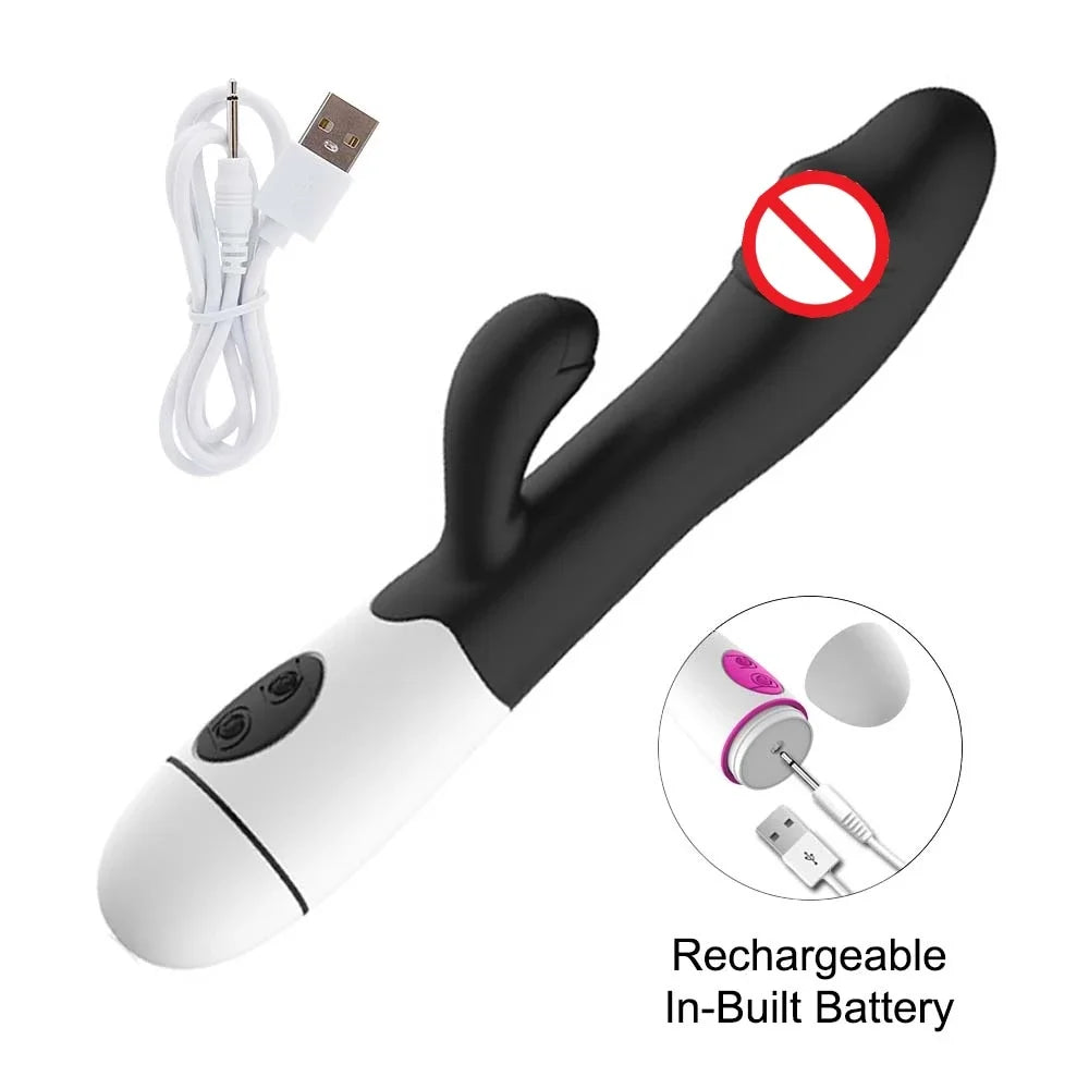 Dual-Vibration Rabbit Vibrator