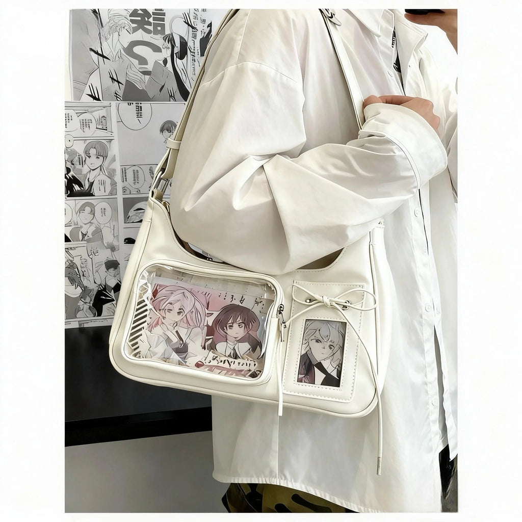 Harajuku Transparent Ita Shoulder Bag