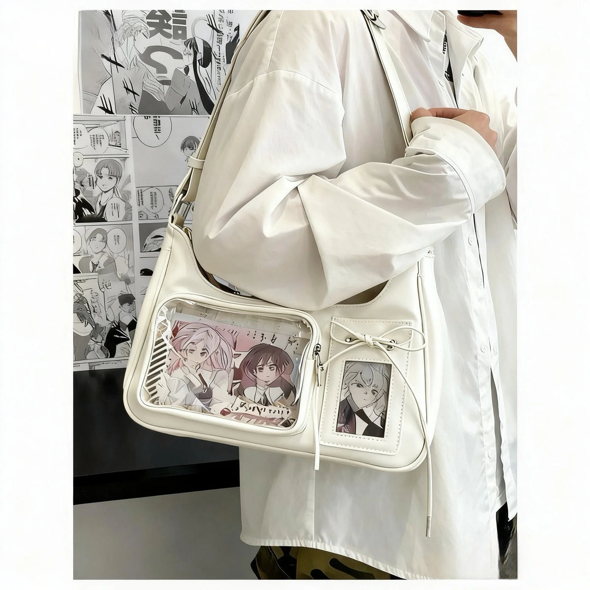 Harajuku Transparent Ita Shoulder Bag