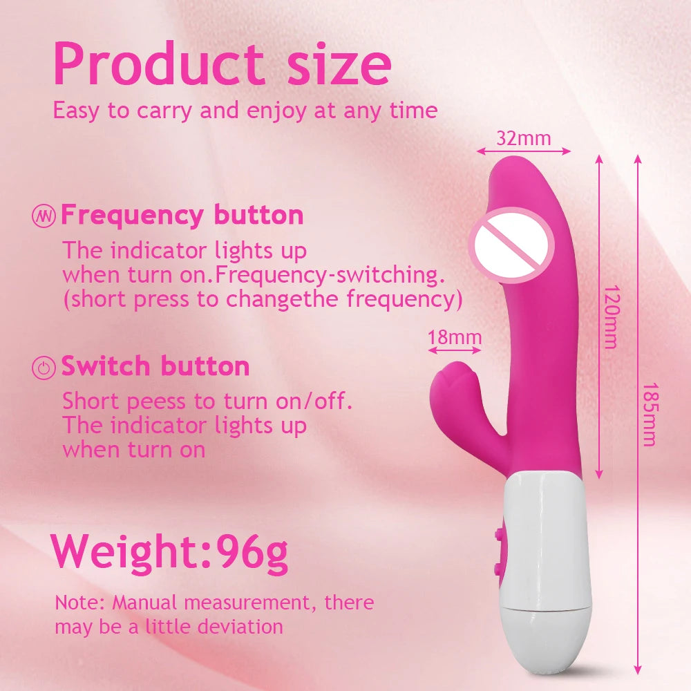 Realistic Dildo Rabbit Vibrator for Women G Spot Clitoral Stimulator  10 Mode Female Masturbator Adult Sex Toys Sexual Wellness
