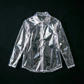 Sexy High-Transparency TPU Clear Shirt Spicy Girl See-Through Top Sun Protection Cardigan Bar Nightclub Party Costume