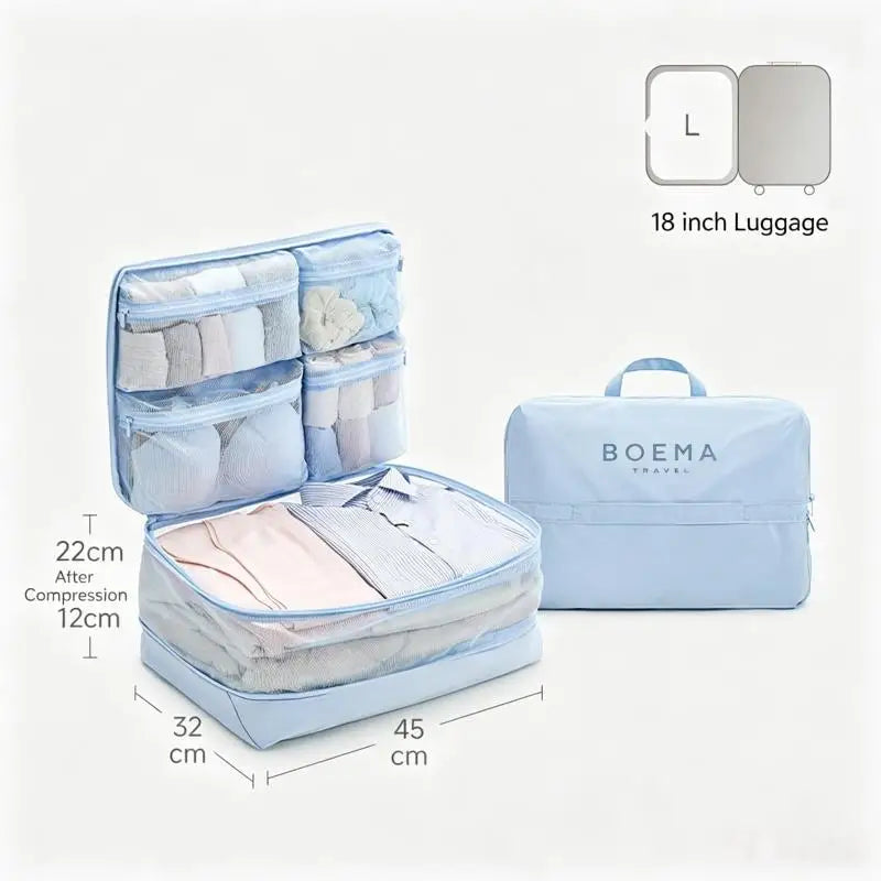 5-in-1 Compression Packing Cube Organizer