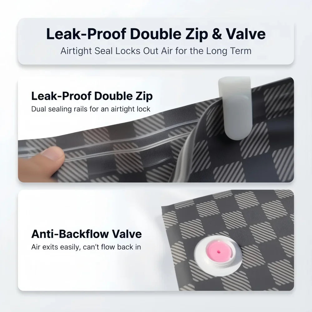 Vacuum Compression Storage Bags for Travel
