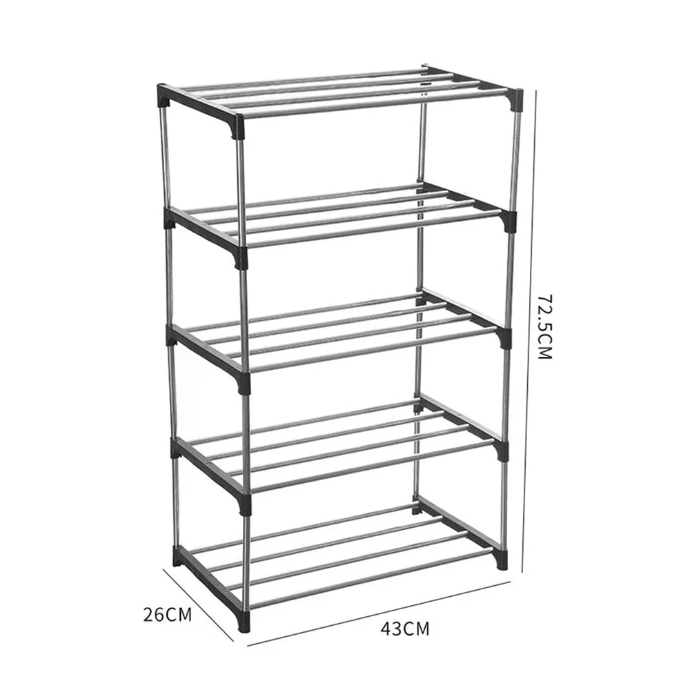 3–5 Tier Space-Saving Shoe Rack