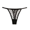 Lingerie Heart Mesh Thong Thin Strap Transparent T-back Briefs Low Waist Panties Lingerie