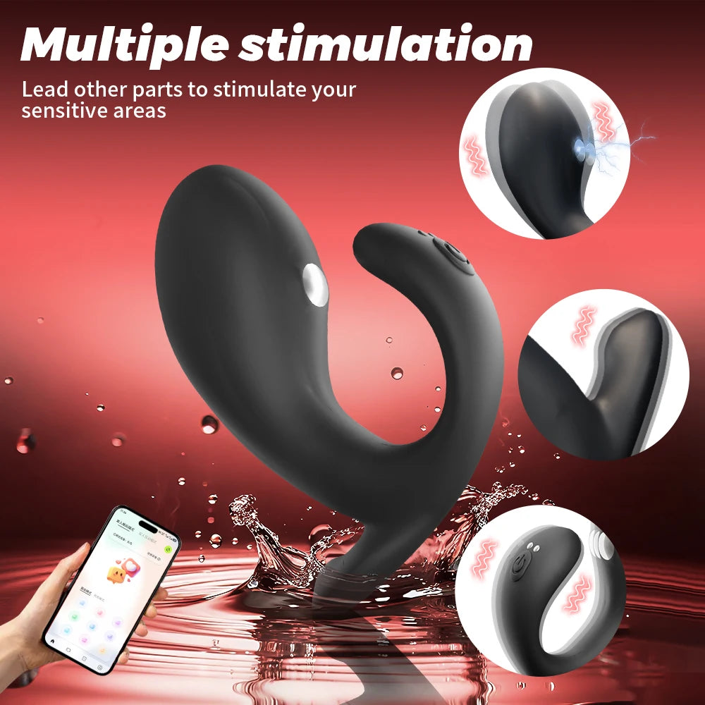 Wireless Remote Vibrating Anal Plug – 12 Modes/7 Electric Levels