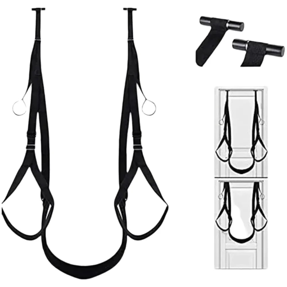 Adjustable Door-Mount Couple Swing with Seat