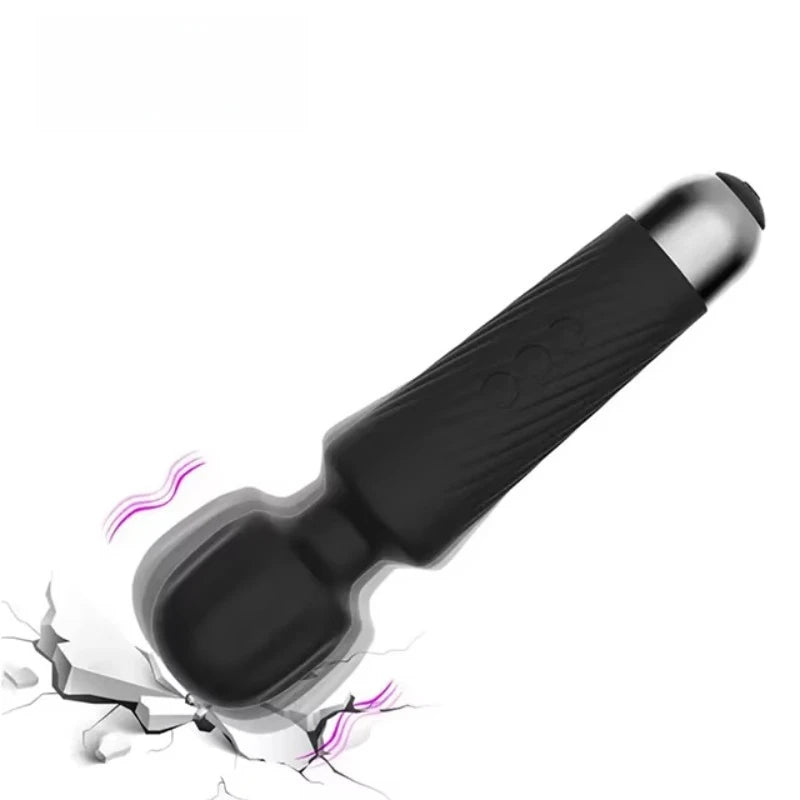 USB-Rechargeable Cordless Mini Wand Vibrator