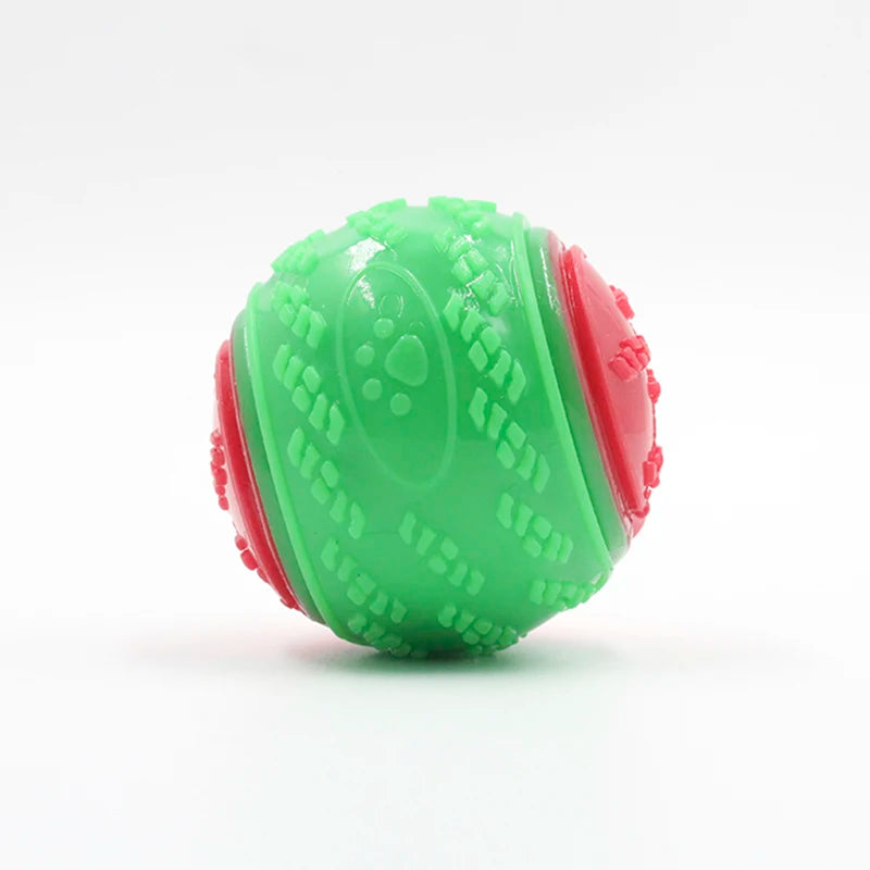 Squeaky TPR Dog Ball for Chewing & Teeth Cleaning