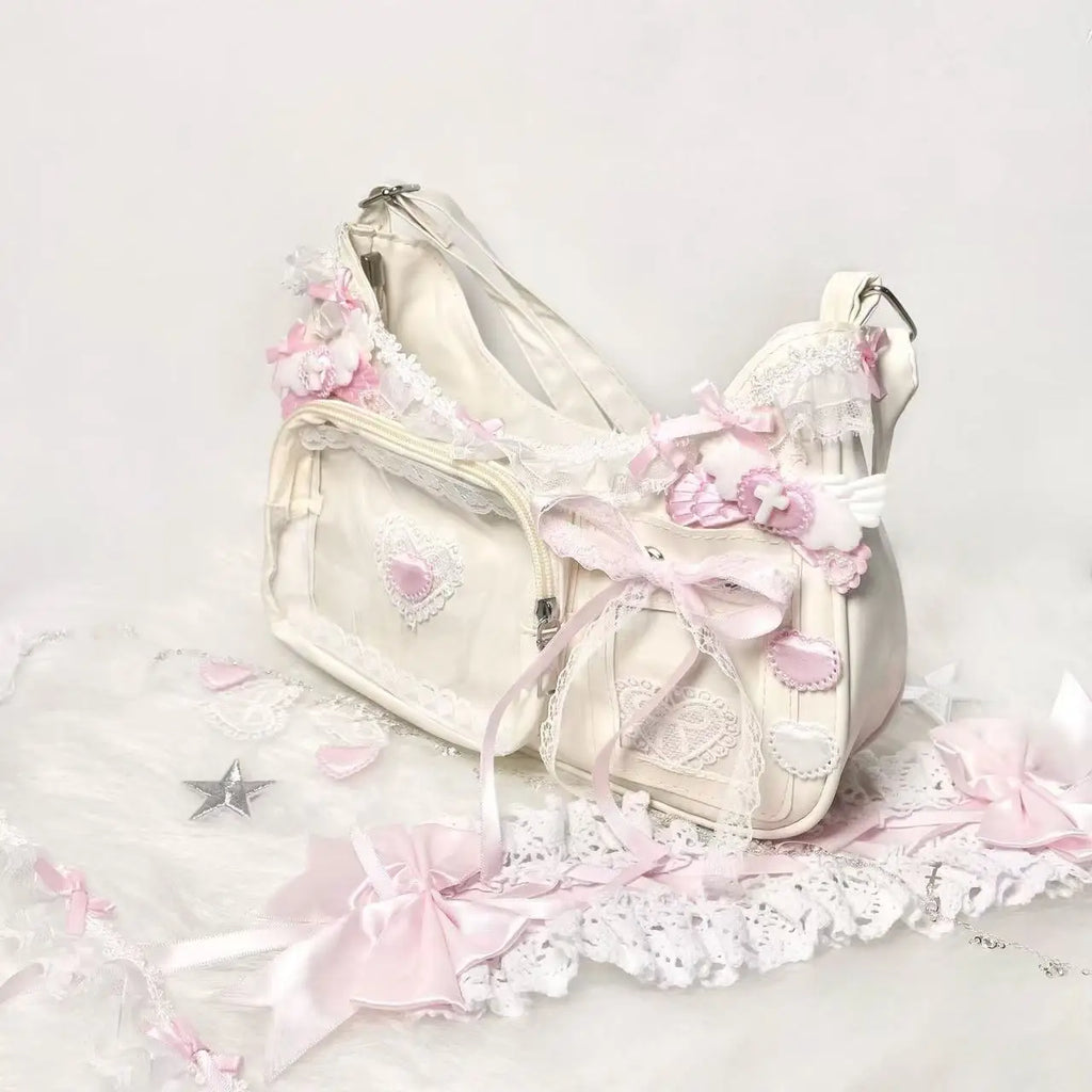 Bow Lace Transparent Ita Bag