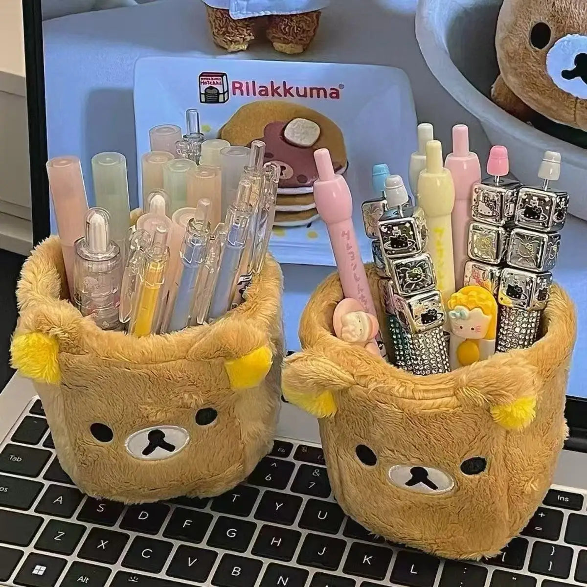 Plush Pencil & Cosmetic Holder