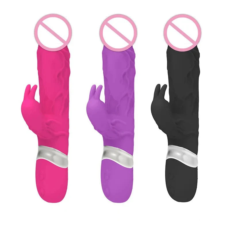 Rechargeable Rabbit Vibrator with Dual Stimulation