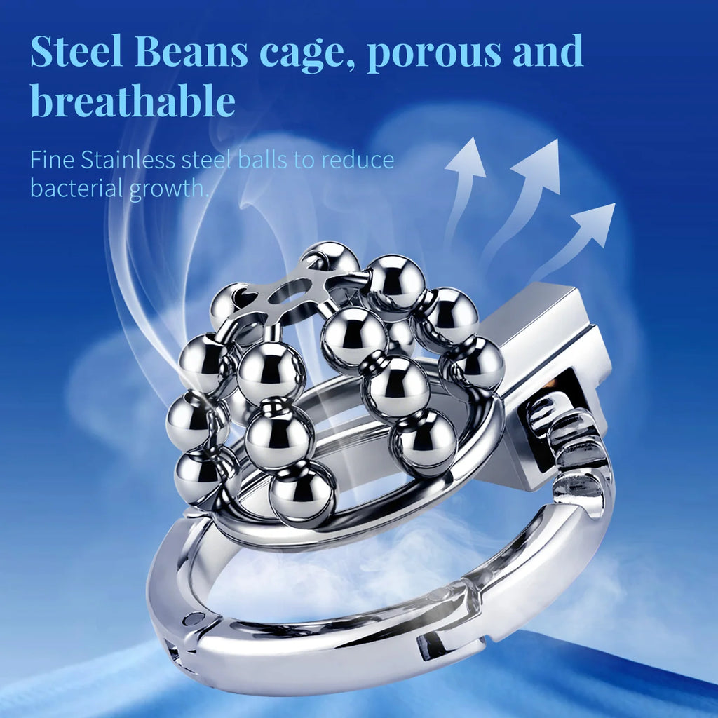 Adjustable Stainless Steel Chastity Cage