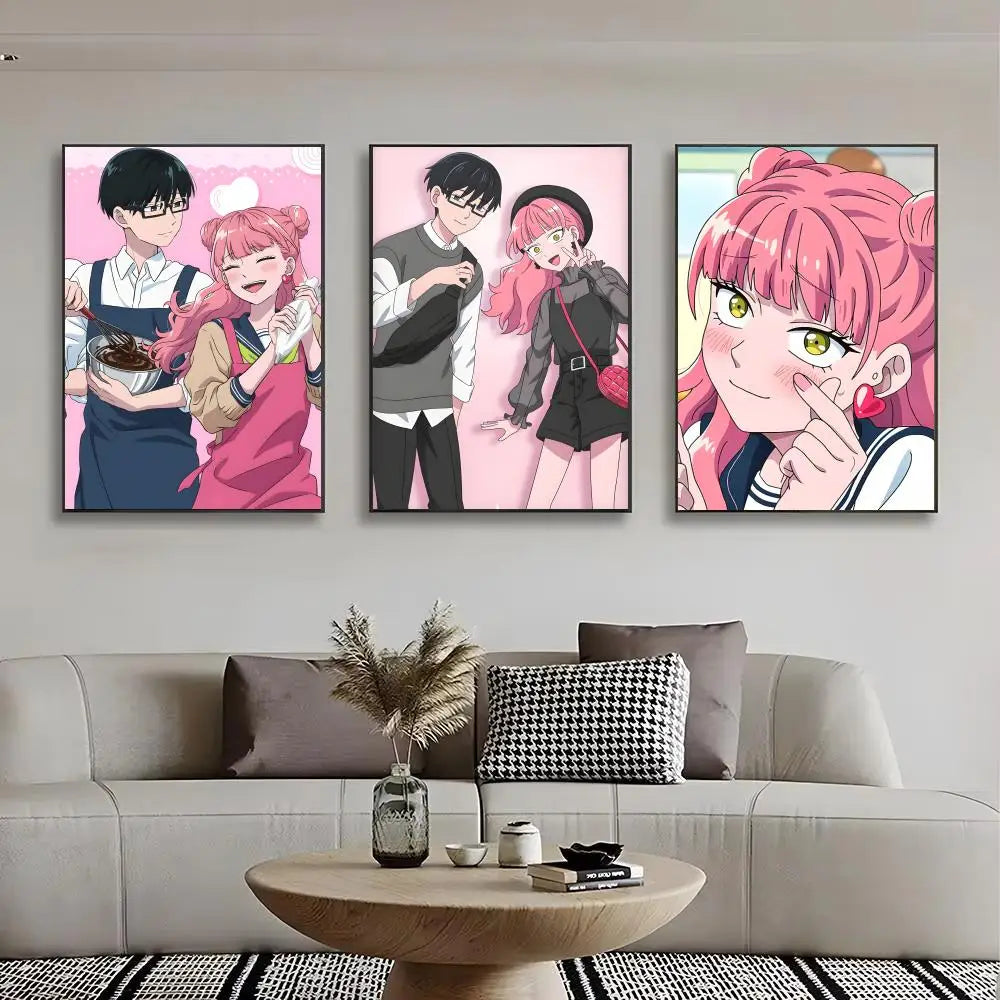 You and I Are Polar Opposites Self-Adhesive Anime Poster