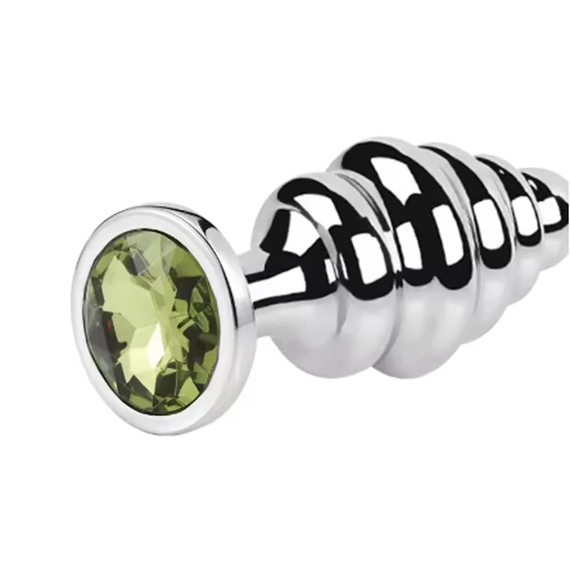 Crystal Stainless Steel Anal Plug