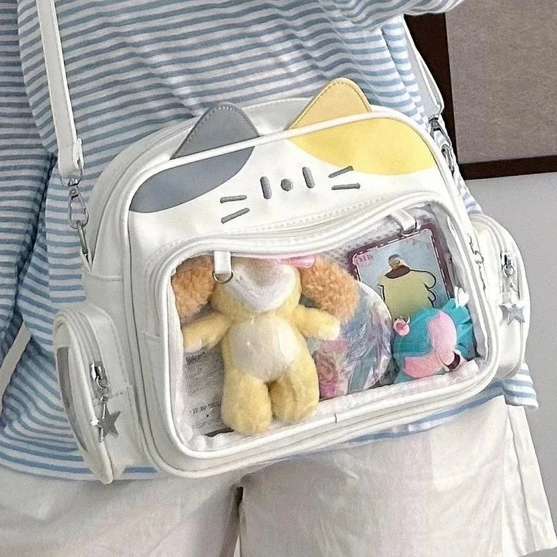 Kawaii Cat Transparent Ita Backpack