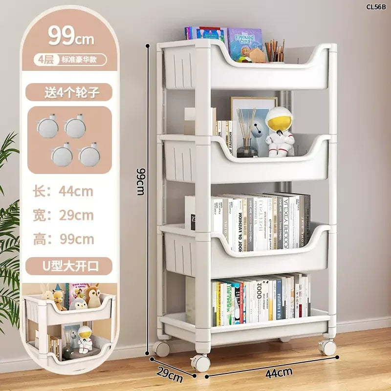 Multi-Layer Toy & Home Storage Trolley