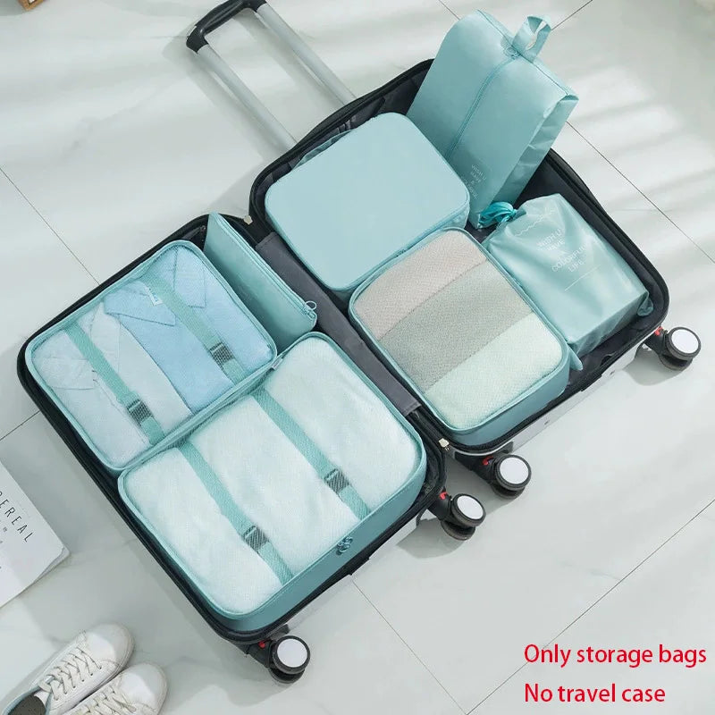 7-Piece Travel Packing Cube Set