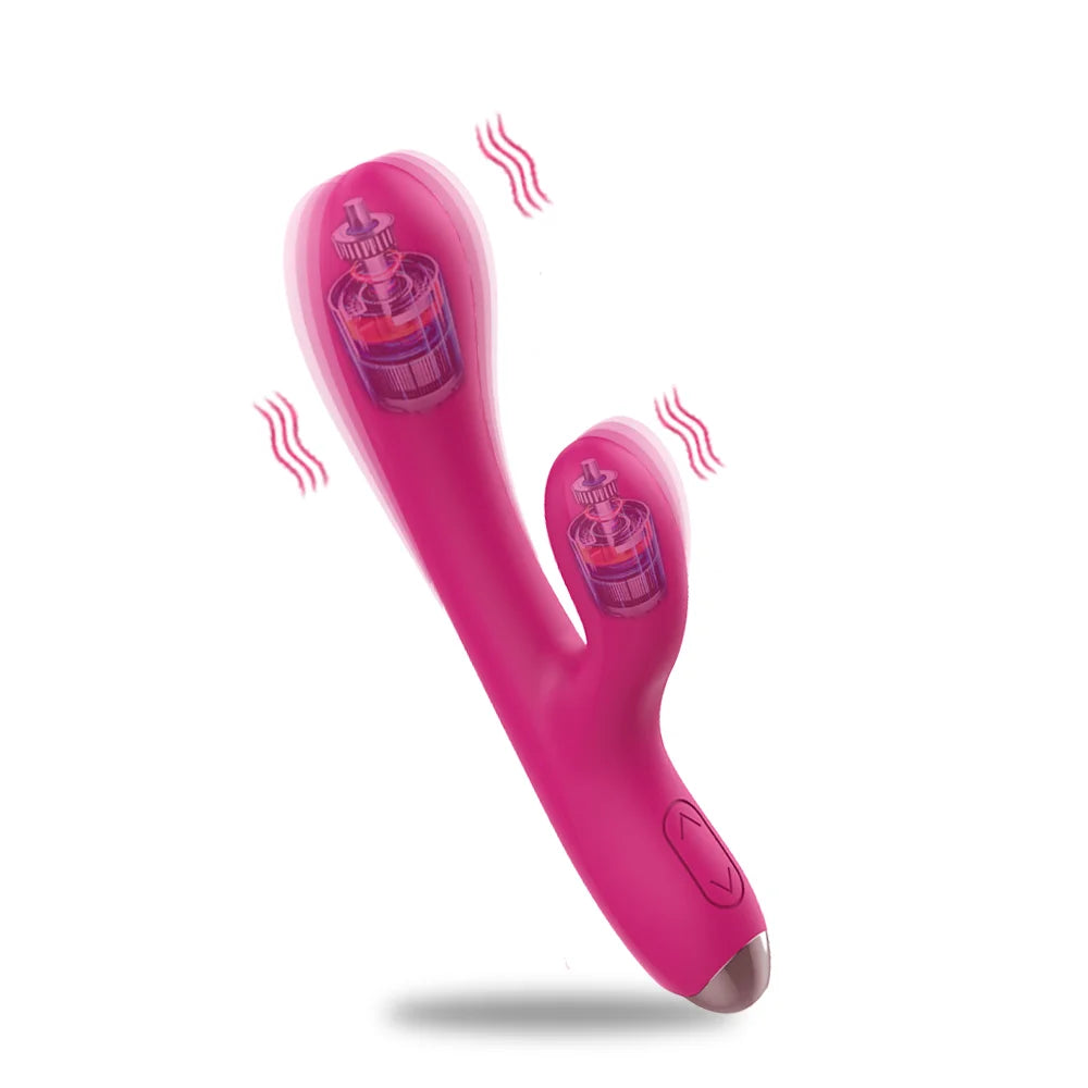 2-in-1 Silicone Rabbit Vibrator