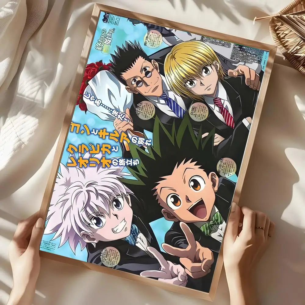 Anime H-Hunter x Hunter Poster Wall art print art suitable for living room bedroom bar parlor home decoration gift