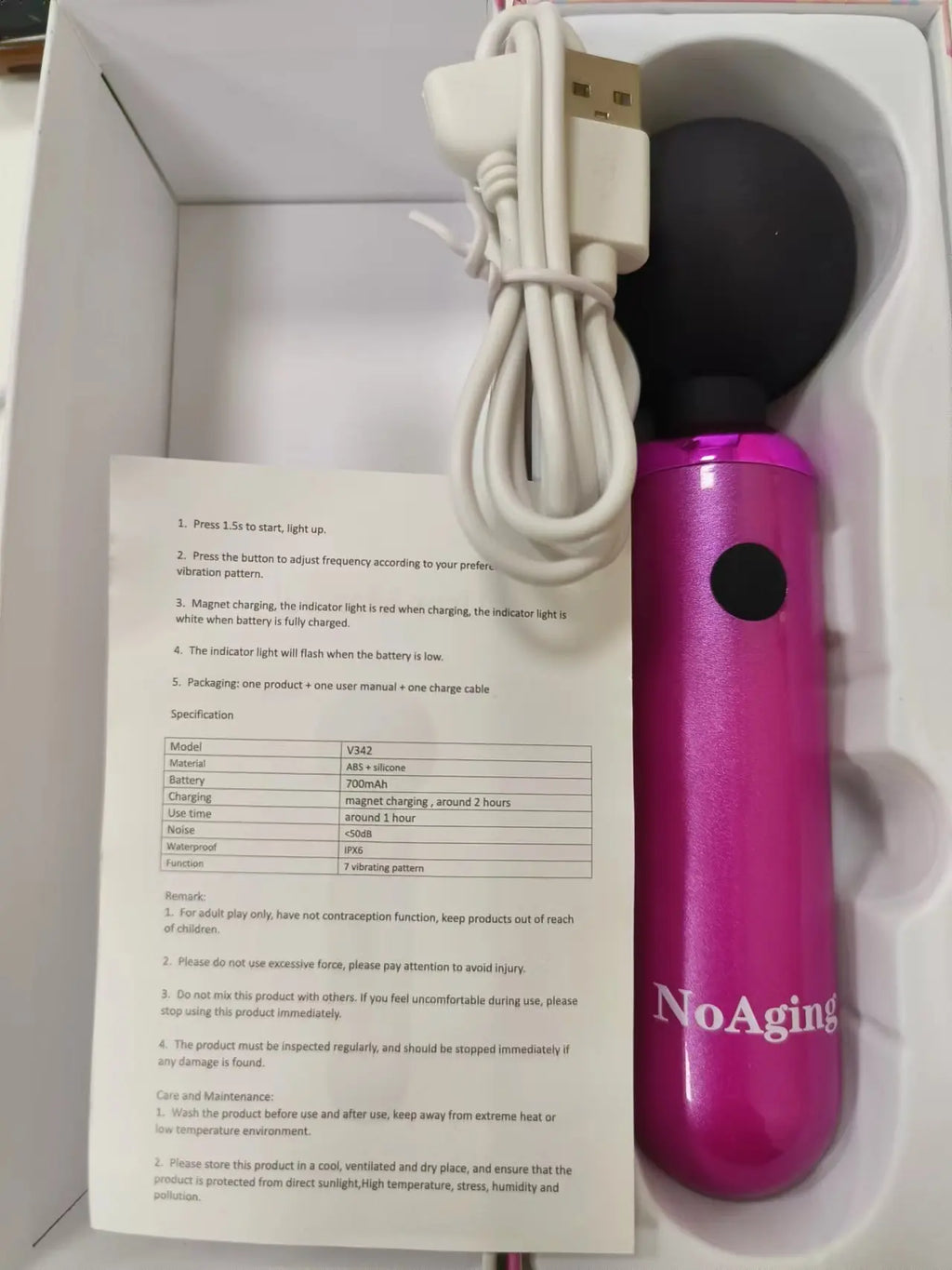 Powerful Mini Handheld Wand Massager