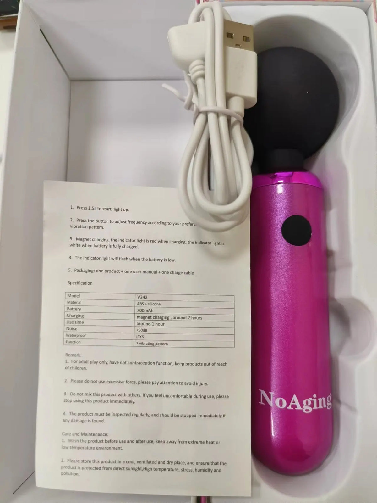 Powerful Mini Handheld Wand Massager
