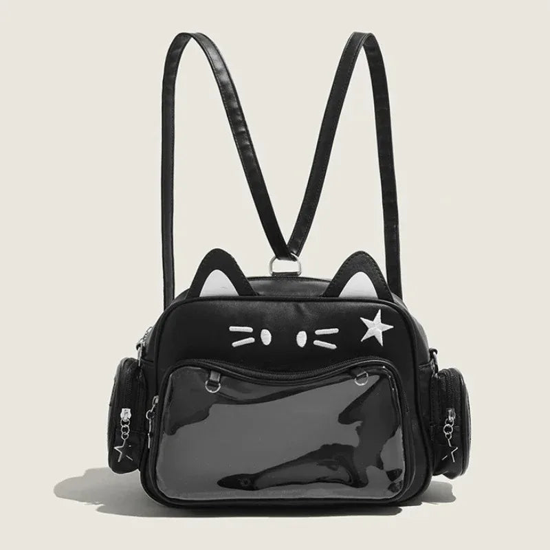 Kawaii Cat Transparent Ita Backpack