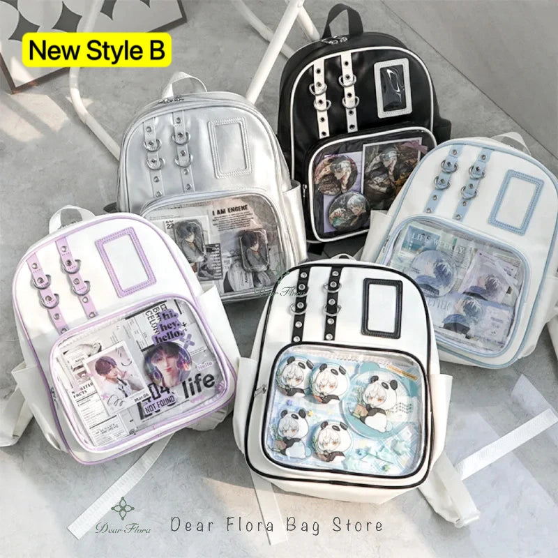 Kawaii Mini Transparent Ita Backpack