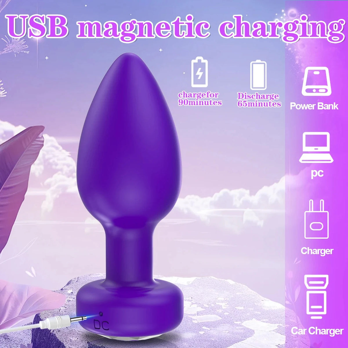 App-Controlled Remote Vibrating Anal Plug