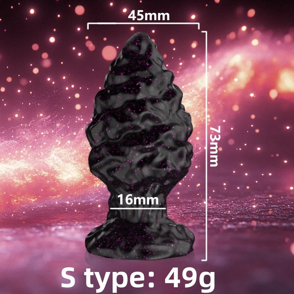 Christmas Tree Silicone Anal Plug
