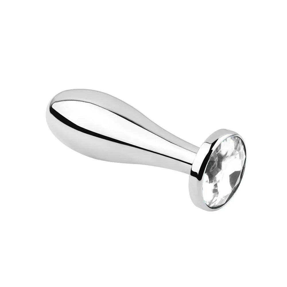 Stainless Steel Crystal Anal Plug Set
