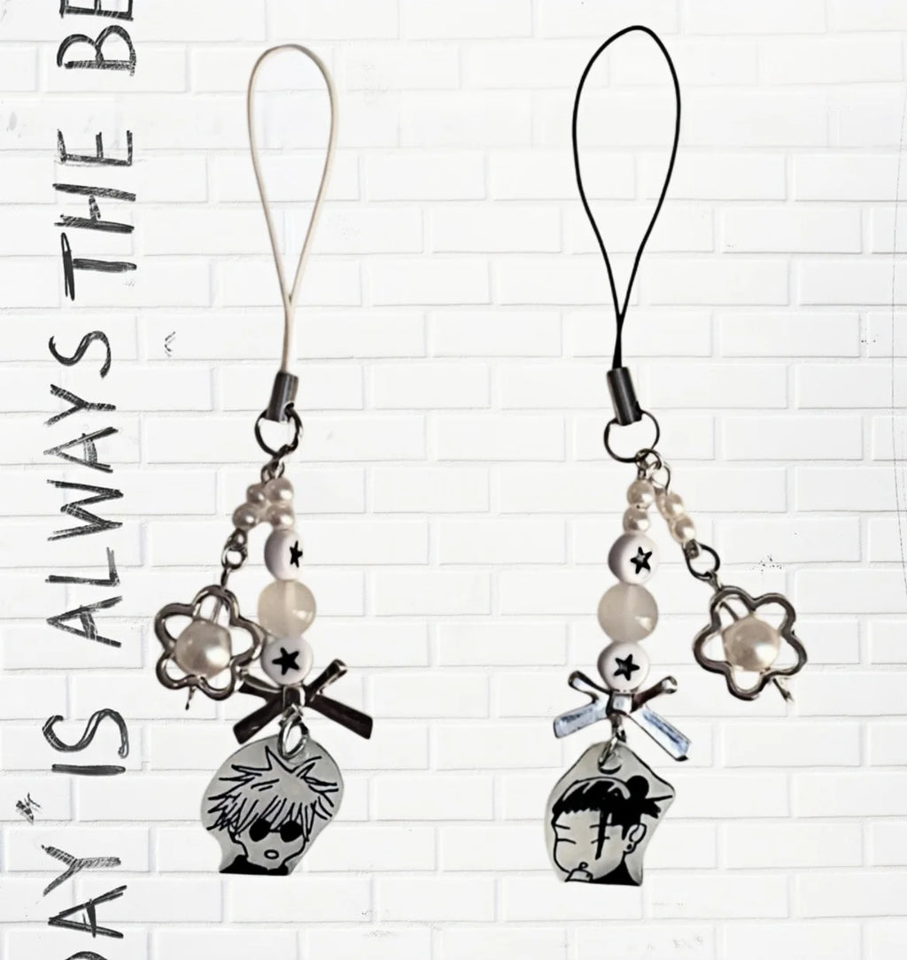 Jujutsu Kaisen Gojo & Geto Beaded Phone Charm
