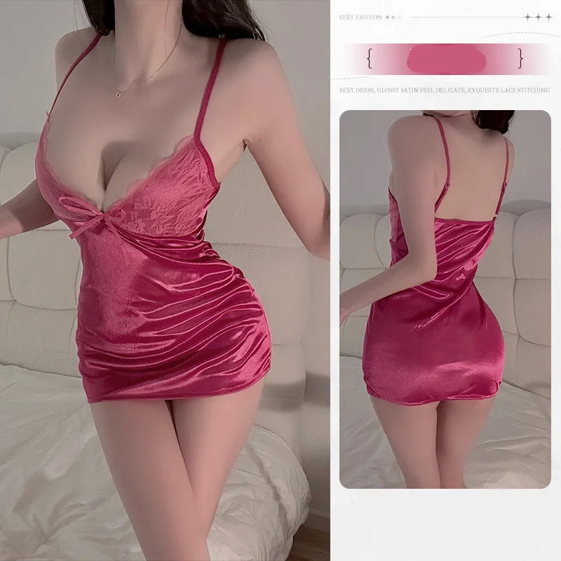 Women's Lace-Trim Sleep Dress