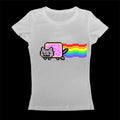 2000s Letter & Star Slim-Fit Baby Tee