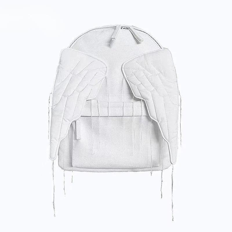 Y2K Angel Wing Canvas Backpack
