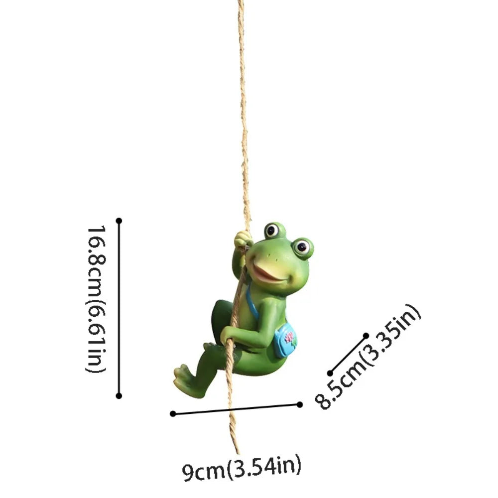 Miniature Size Easter Bunny Decor Figurine Design Funny Climber Climbing Animal Statue Art Decor Festival Style