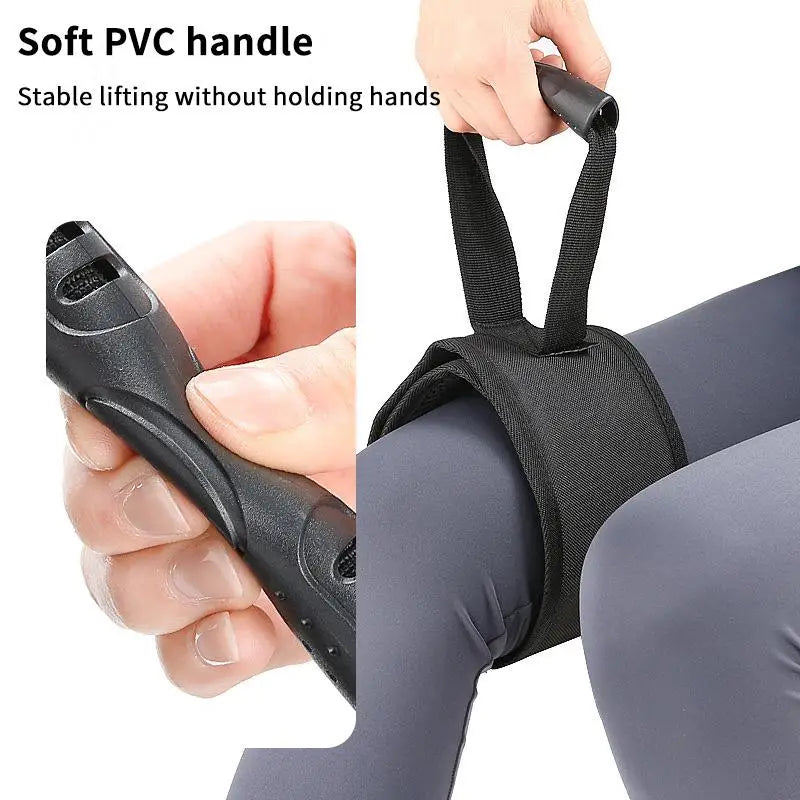 Thigh Lifter Strap for Elderly with Comfortable Handle Pull Up Assistance Belt for Easy Foot Transfer Aid in Home Care